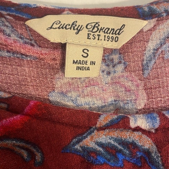 Lucky Brand floral straight line sundress size small - Picture 4 of 11